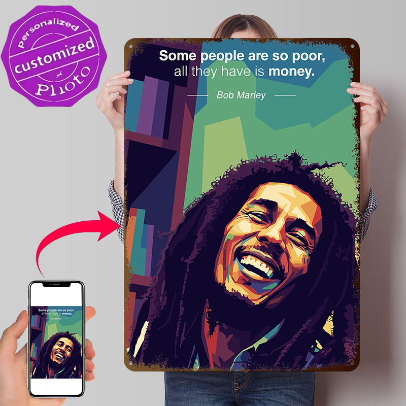3D Printing Quote - Bob Marley Quote Pop Art 3D