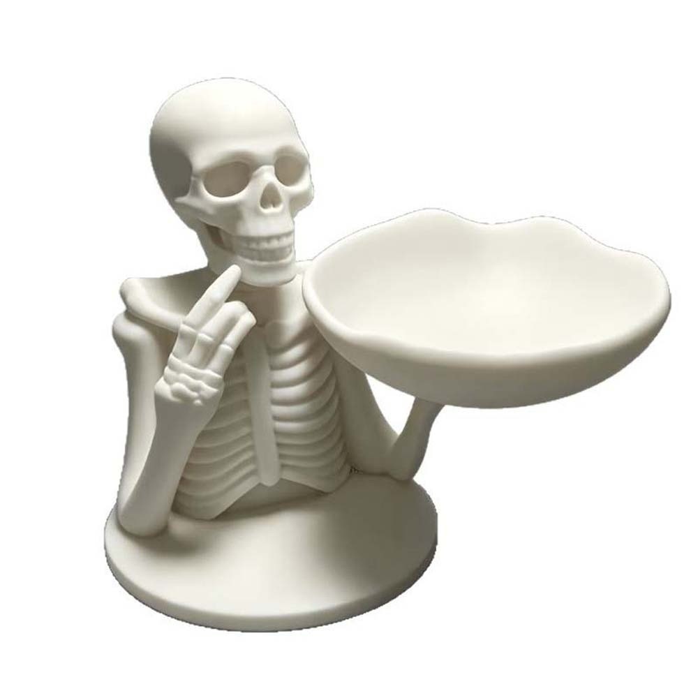 3D Printing Pla - 3D Printed Skeleton Candy Bowl Matte