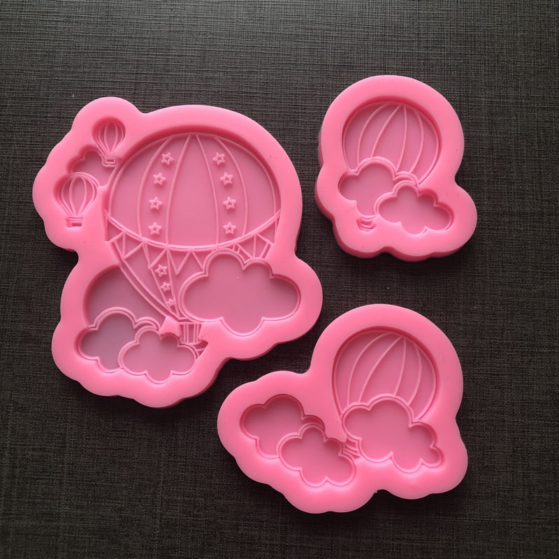 3D Printing With Silicone - Cloud Rainbow Silicone Fondant Mold Hot
