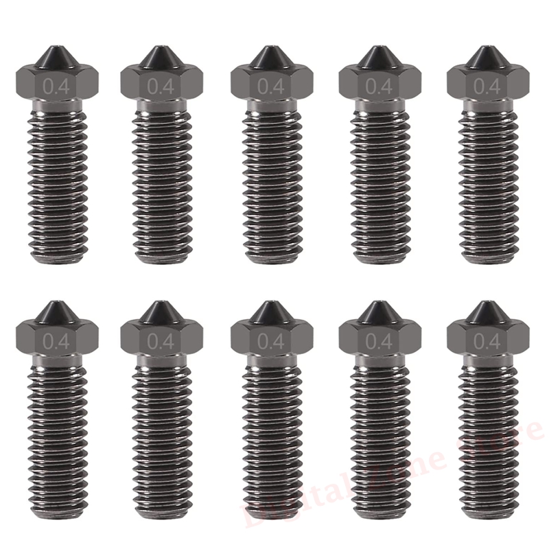 3D Printing Cnc - 10pcs V6 Hardened Steel Volcano Nozzle