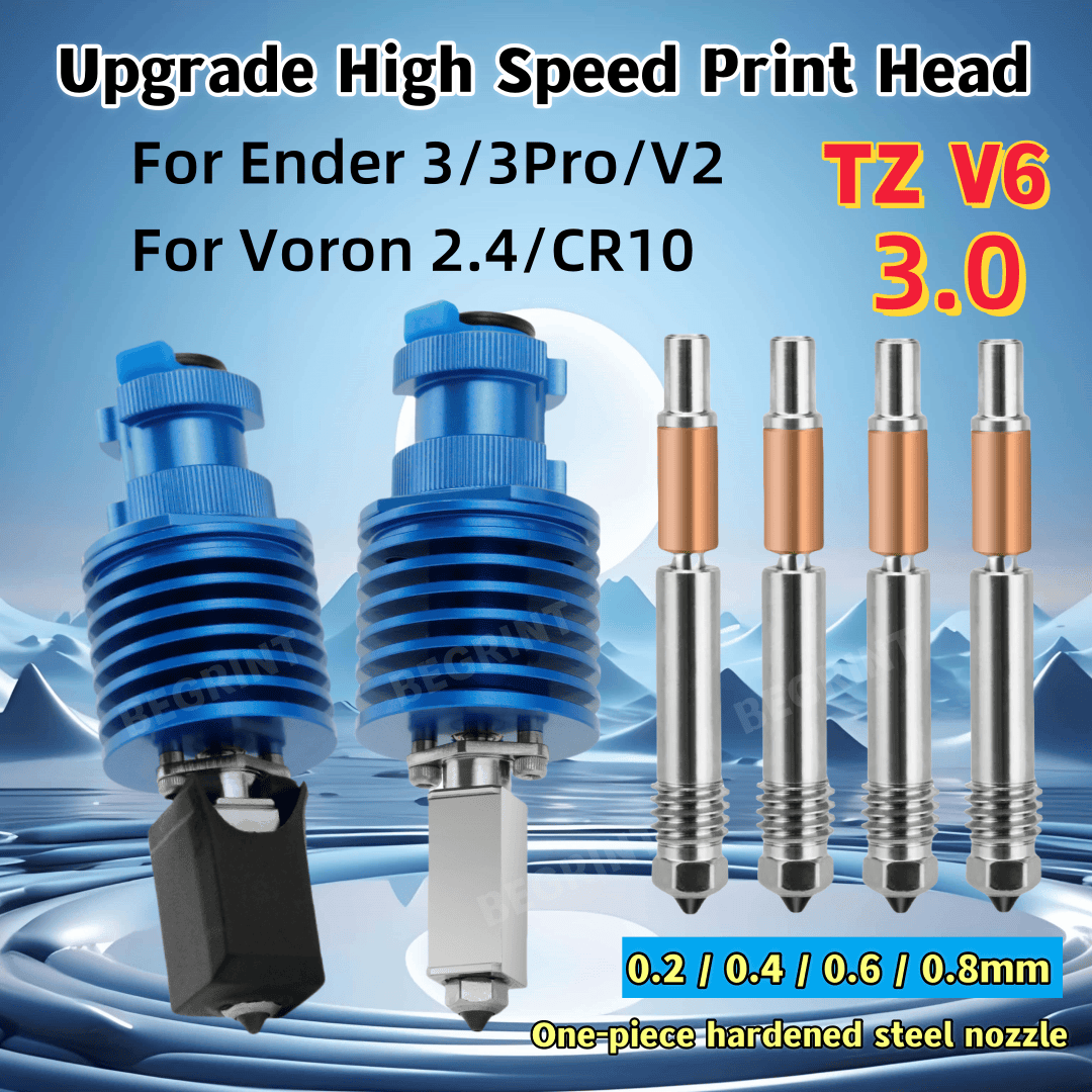3D Printer Nozzle Brass - Hotend Upgrade TZ V6 3.0 Hot