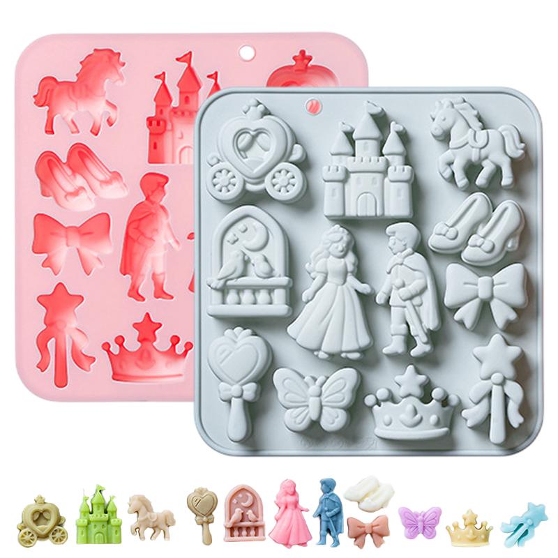 3D Printing With Silicone - 12‑Cavity 3D Prince Princess Silicone Mold