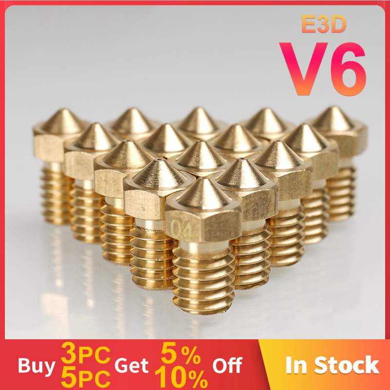 Wholesale E3D V6 V5 3D Printer - 3D Printer Nozzle Brass recension och pris