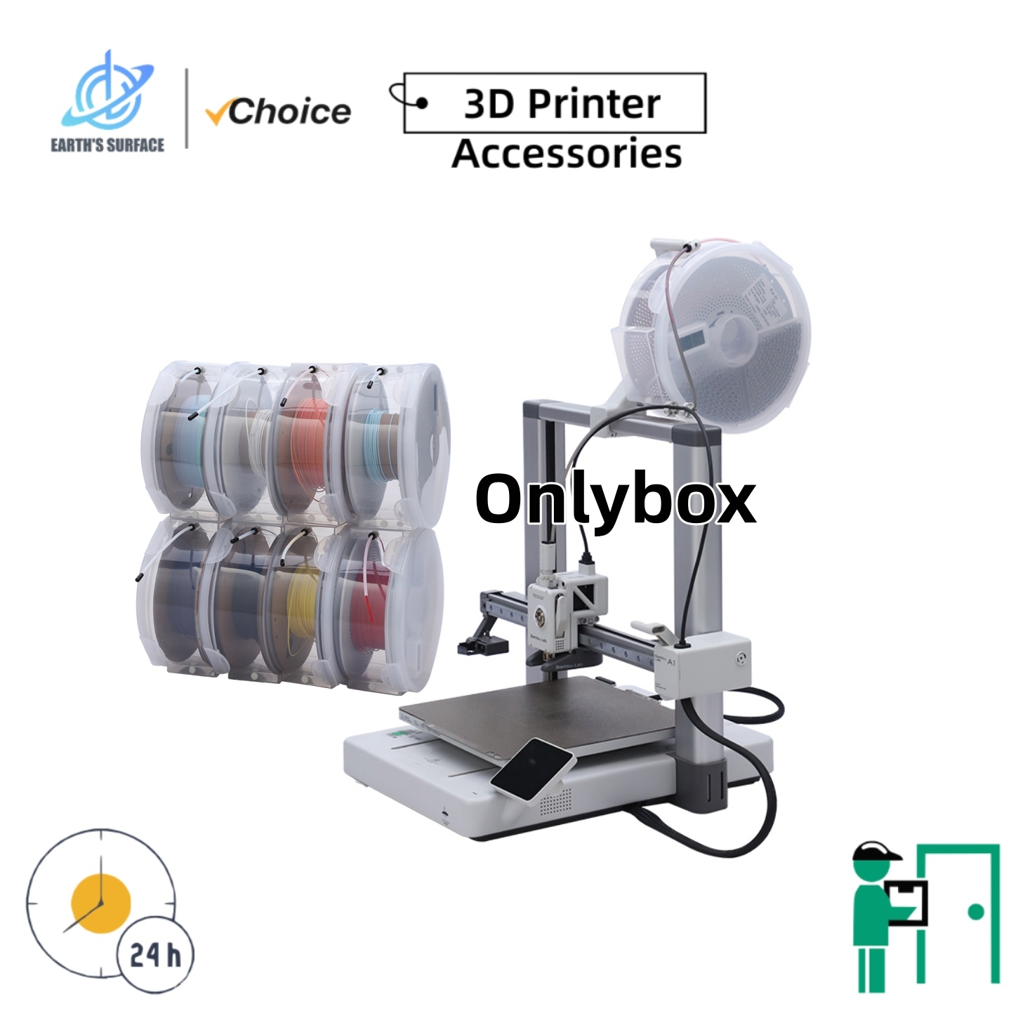 EARTH'S SURFACE Dustproof 3D P - 3D Printing Housing recension och pris