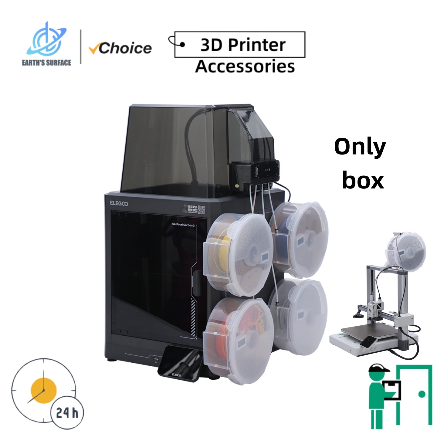 EARTH'S SURFACE Dustproof 3D P - 3D Printing Housing recension och pris