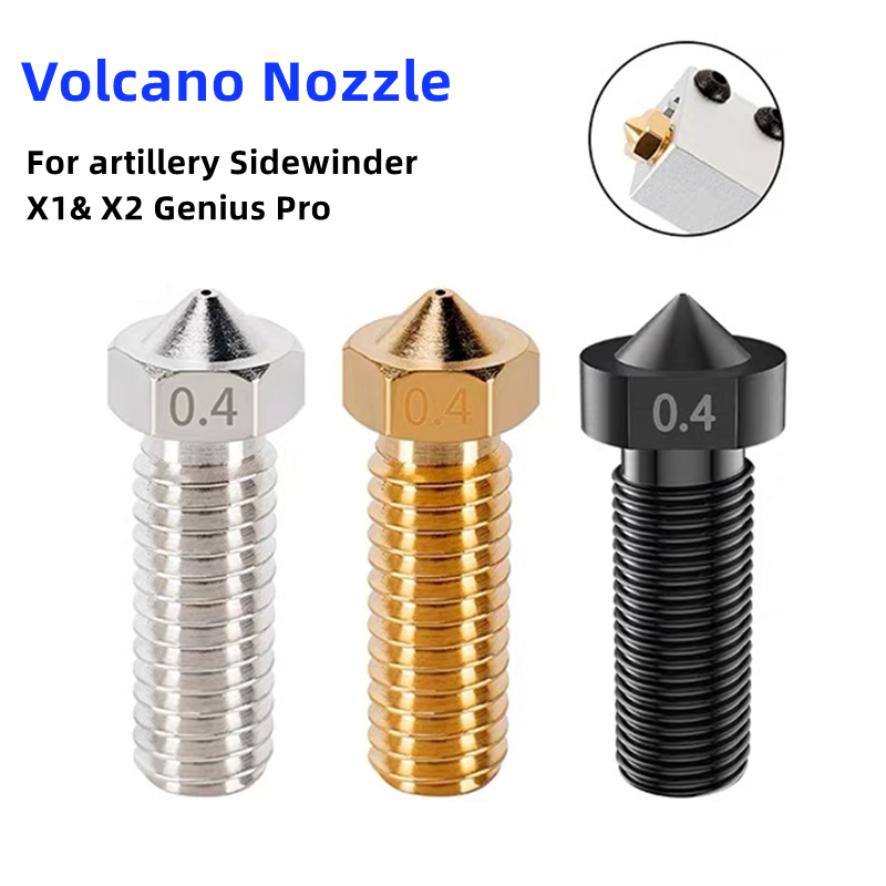 Volcano Nozzle For Artillery S - 3D Printer Nozzle Brass recension och pris