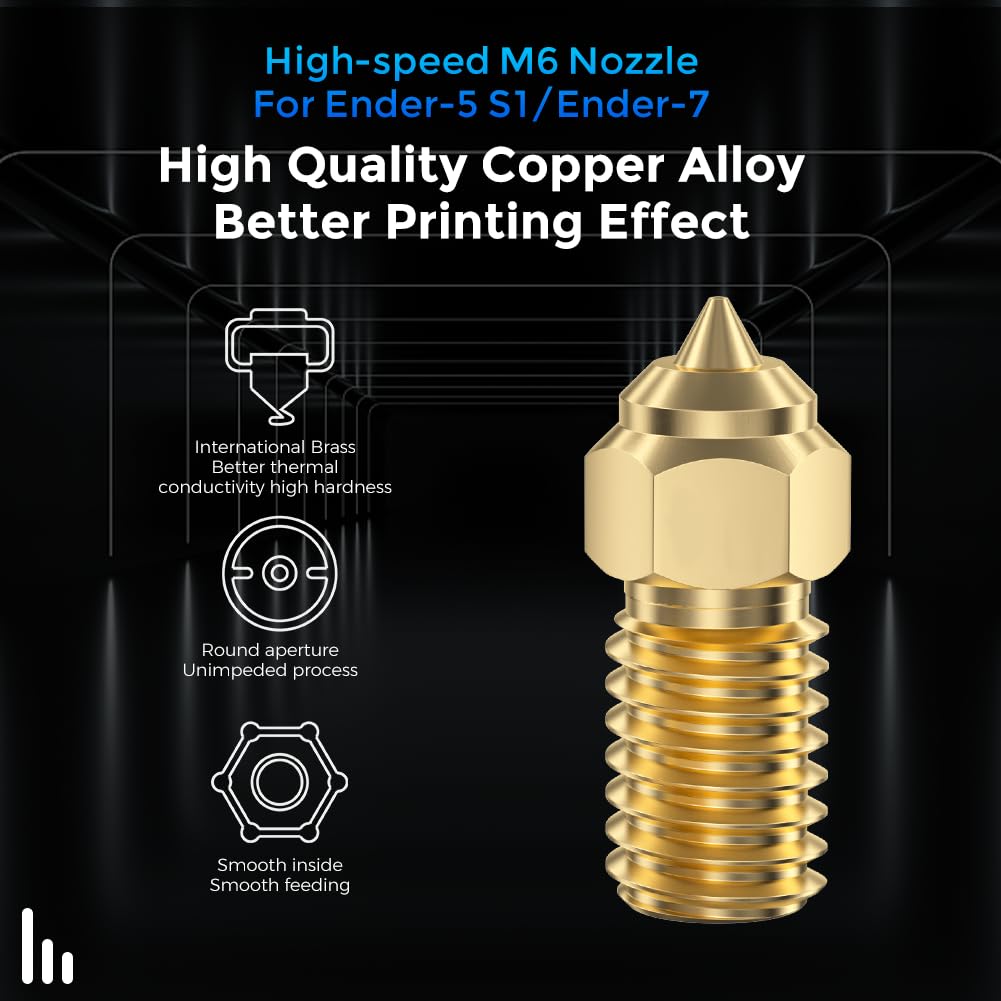 Official Creality Ender 3 V3 S - 3D Printer Nozzle Brass recension och pris