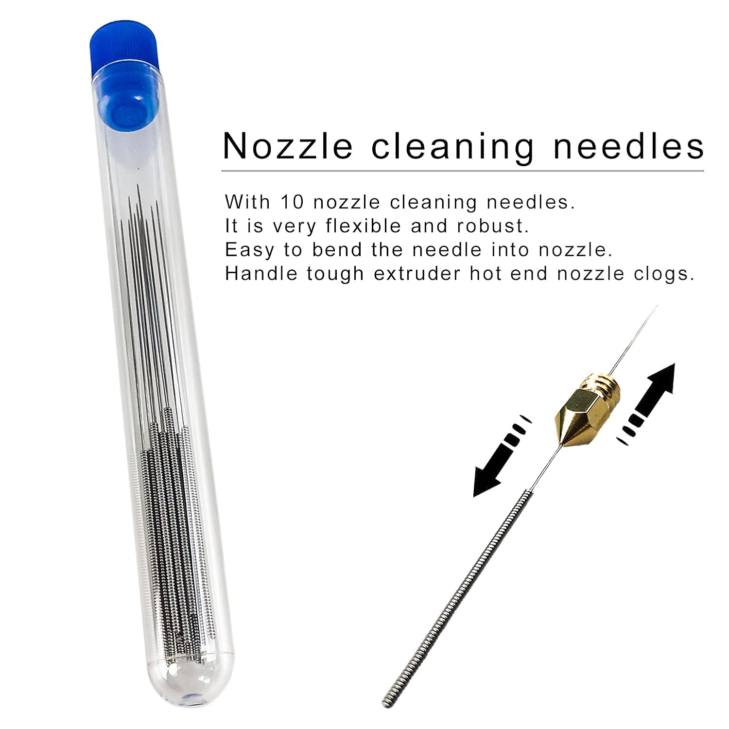 CREALITY 20 Pcs MK8 Brass Nozz - 3D Printer Nozzle Brass recension och pris