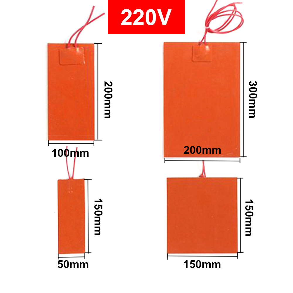 12V 220V Silicone Rubber Heati - 3D Printing Guide recension och pris