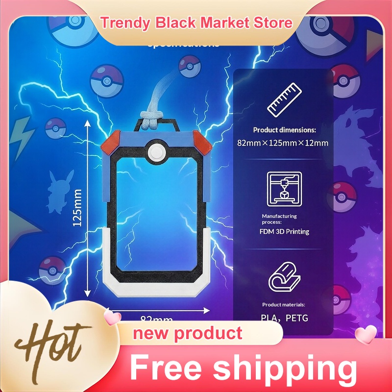 PTCG Pokemon Card Brick Displa - 3D Printing Pla recension och pris