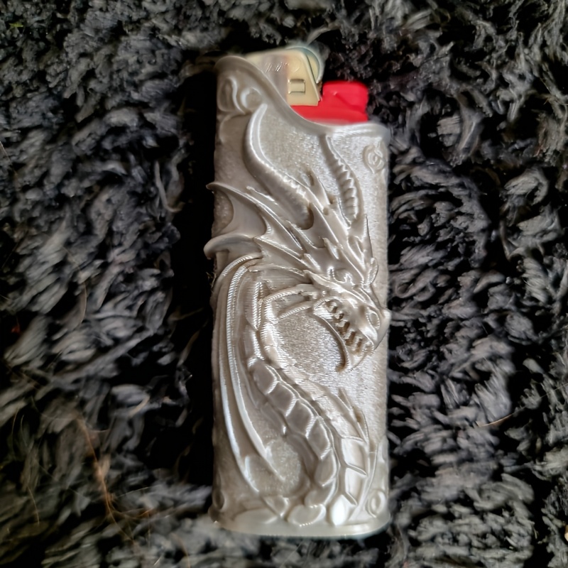 Gothic Embossed Dragon Lighter - 3D Printing Housing recension och pris