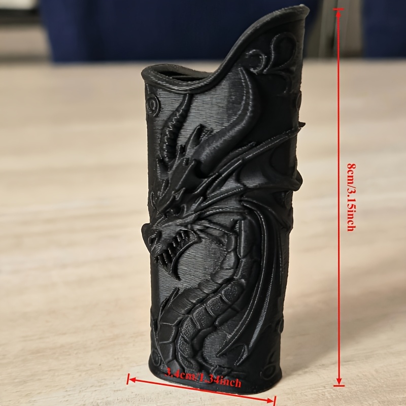 Gothic Embossed Dragon Lighter - 3D Printing Housing recension och pris