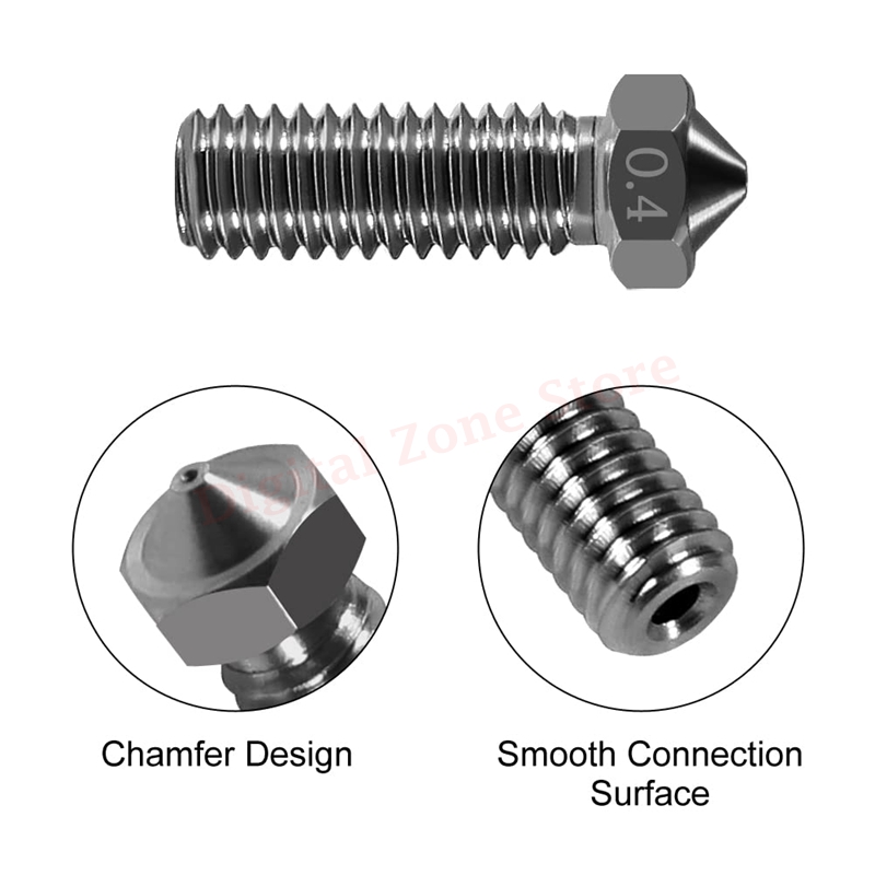10pcs V6 Hardened Steel Volcan - 3D Printing Cnc recension och pris