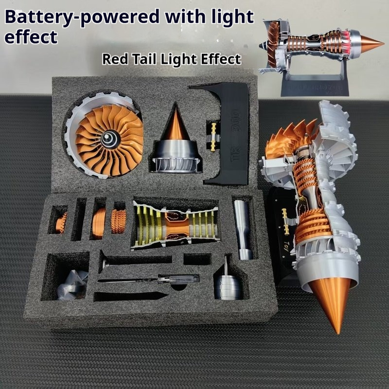 PLA 3d Printed Aircraft Engine - 3D Printing Pla recension och pris