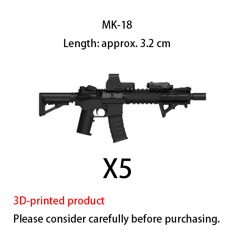 Military 3D-Printed Gun Buildi - 3D Printing Lego Bricks recension och pris