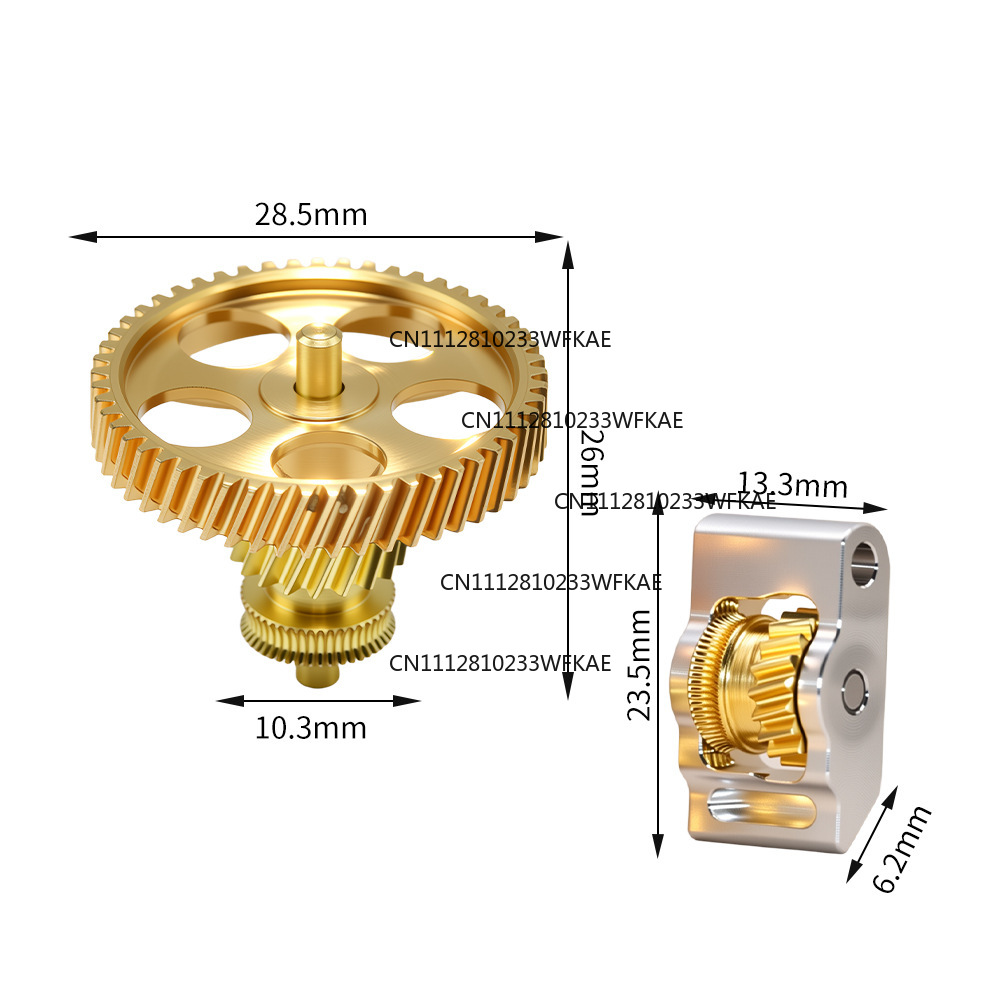 P2S upgrade extruder all-metal - 3D Printing Steel recension och pris