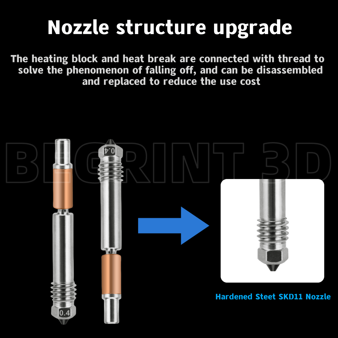 Hotend Upgrade TZ V6 3.0 Hot e - 3D Printer Nozzle Brass recension och pris