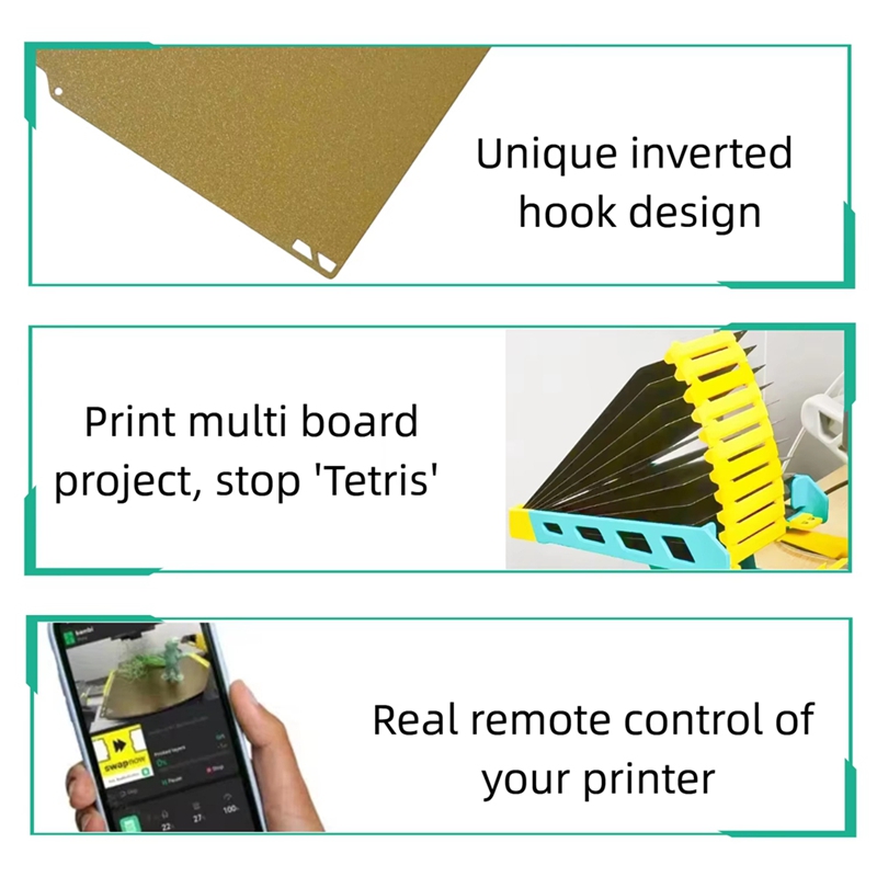 5pcs for Bamboo Lab A1 Mini Se - 3D Printing Steel recension och pris