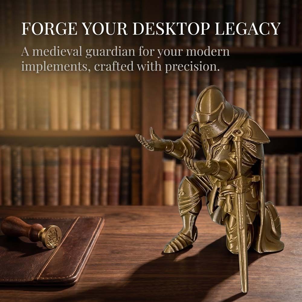 Funny Kneeling Knight Pen Hold - 3D Printing Pen recension och pris