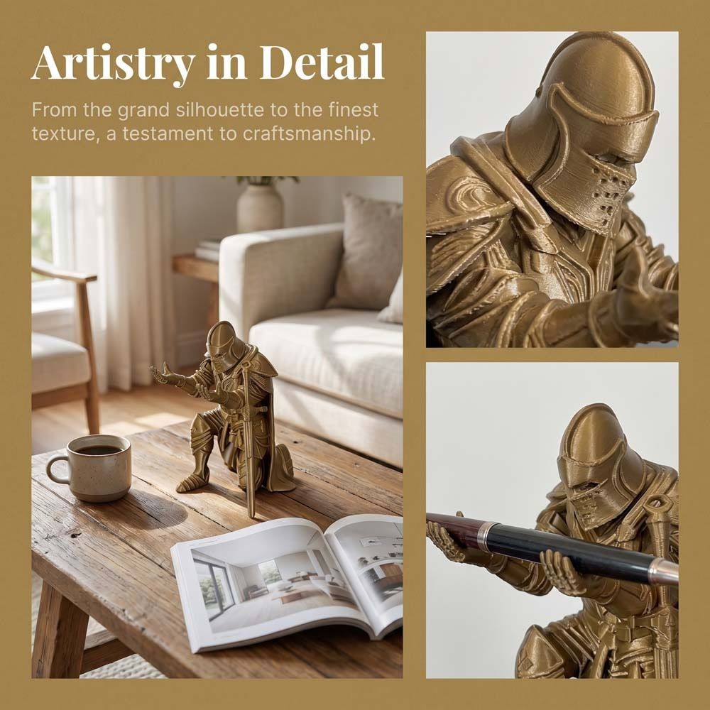 Funny Kneeling Knight Pen Hold - 3D Printing Pen recension och pris