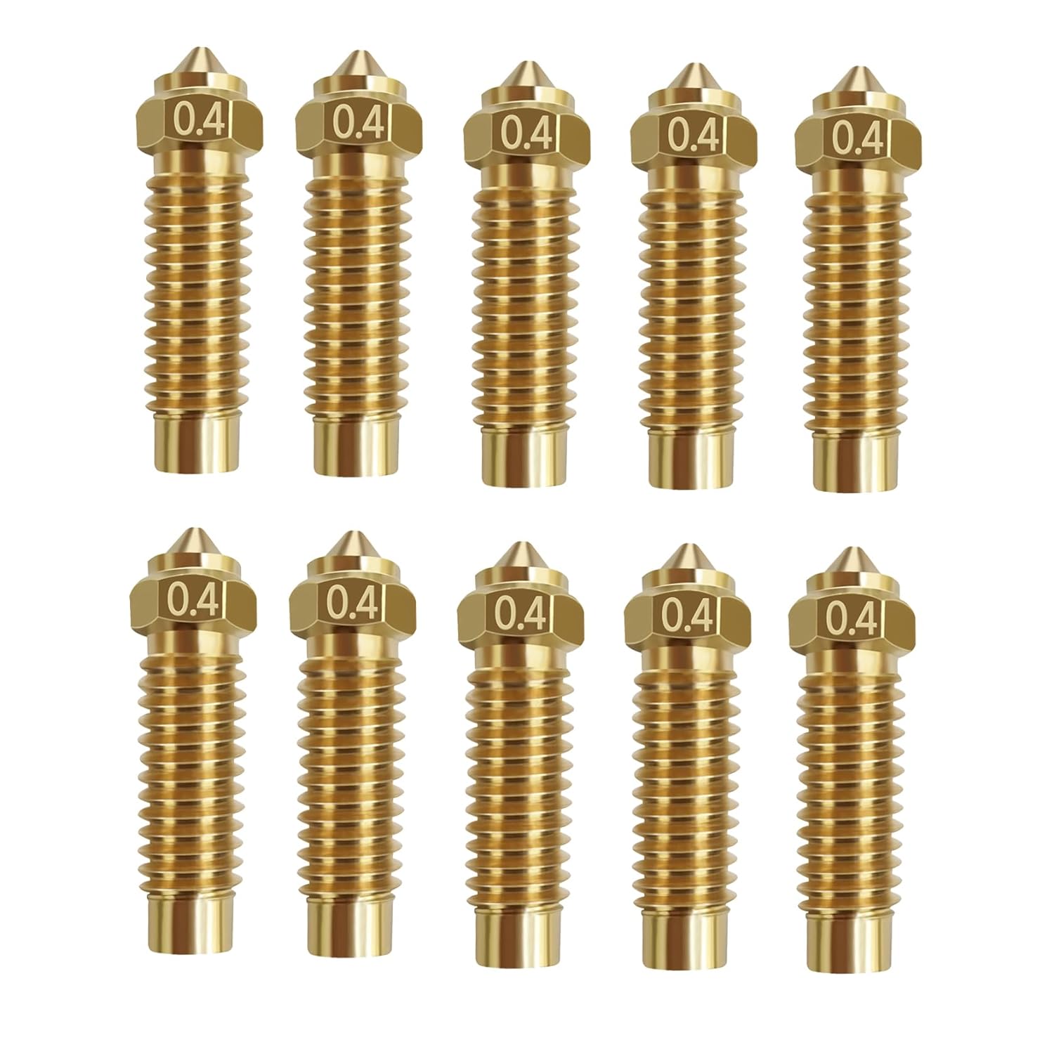 5/10PC Elegoo Neptune 4 Plus/N - 3D Printer Nozzle Brass recension och pris