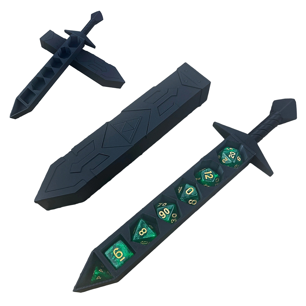 3D Printed Sword Dice Case DnD - 3D Printing Housing recension och pris