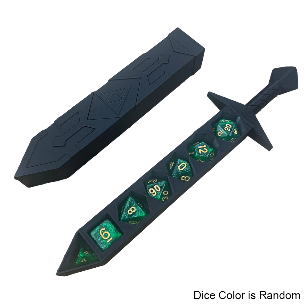 3D Printed Sword Dice Case DnD - 3D Printing Housing recension och pris