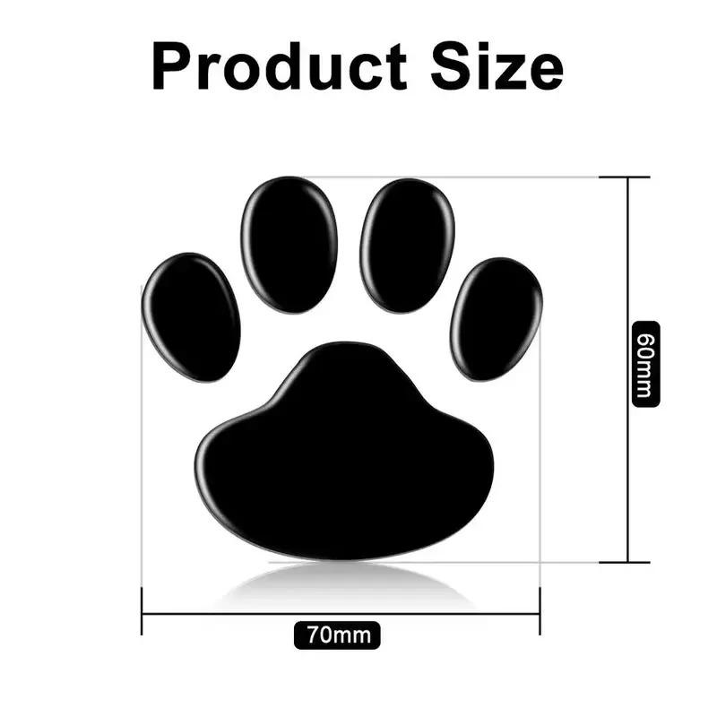 1/4Pairs 3D Stickers Paw Anima - 3D Printing Quote recension och pris