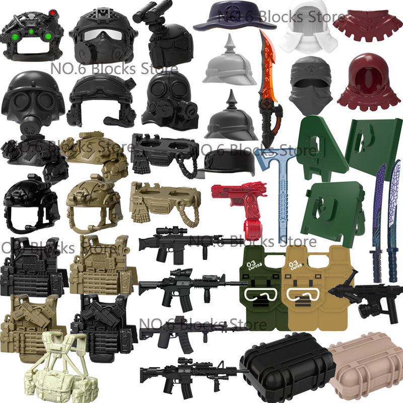 Military Figure Accessory Buil - 3D Printing Lego Bricks recension och pris