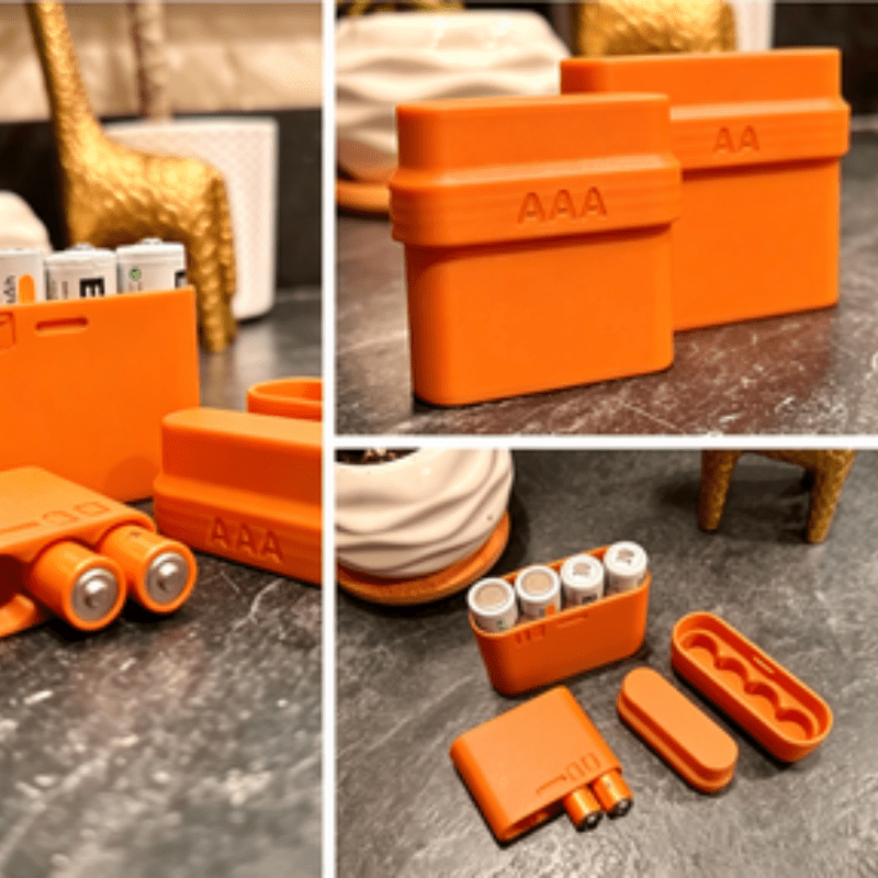 2Pcs Combo 4-Slot AA AAA Batte - 3D Printing Housing recension och pris