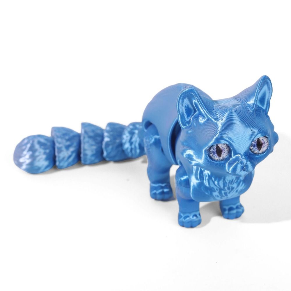 Big Eyes 3D Printed Cat Model  - 3D Printing Material recension och pris