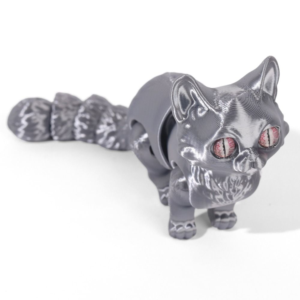 Big Eyes 3D Printed Cat Model  - 3D Printing Material recension och pris