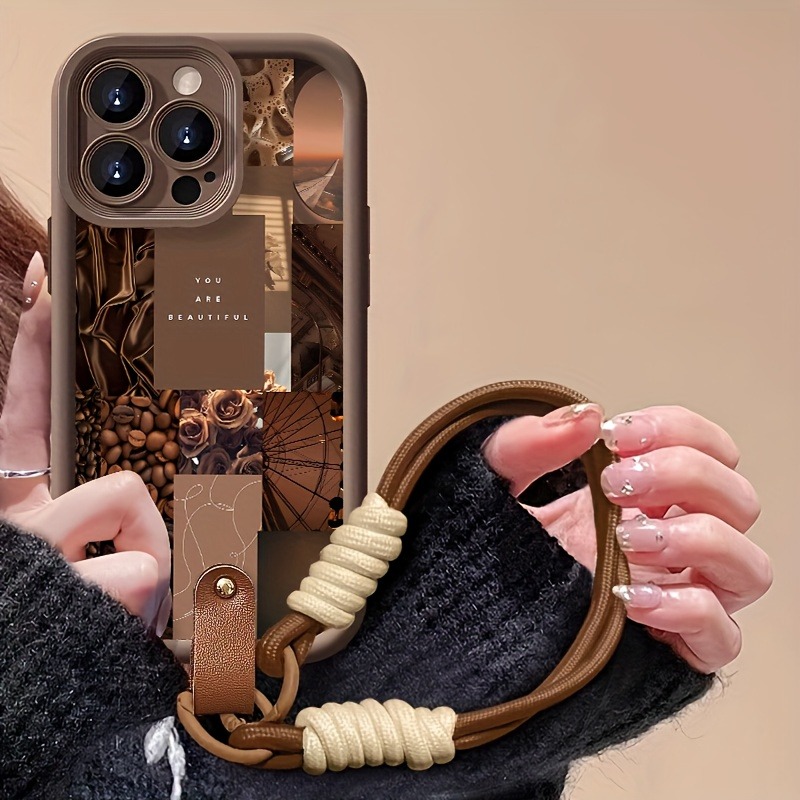 Brown Coffee Flowers Print Lan - 3D Printing Iphone recension och pris