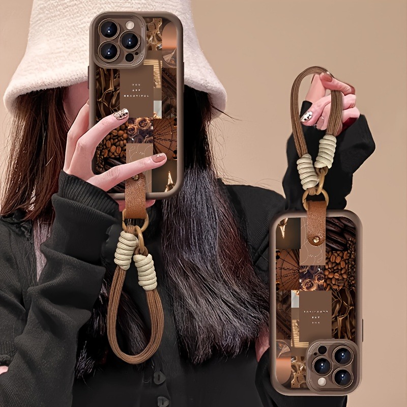 Brown Coffee Flowers Print Lan - 3D Printing Iphone recension och pris