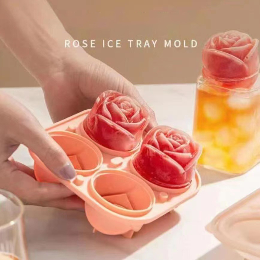 3D Rose Silicone Ice Molds 4-H - 3D Printing With Silicone recension och pris