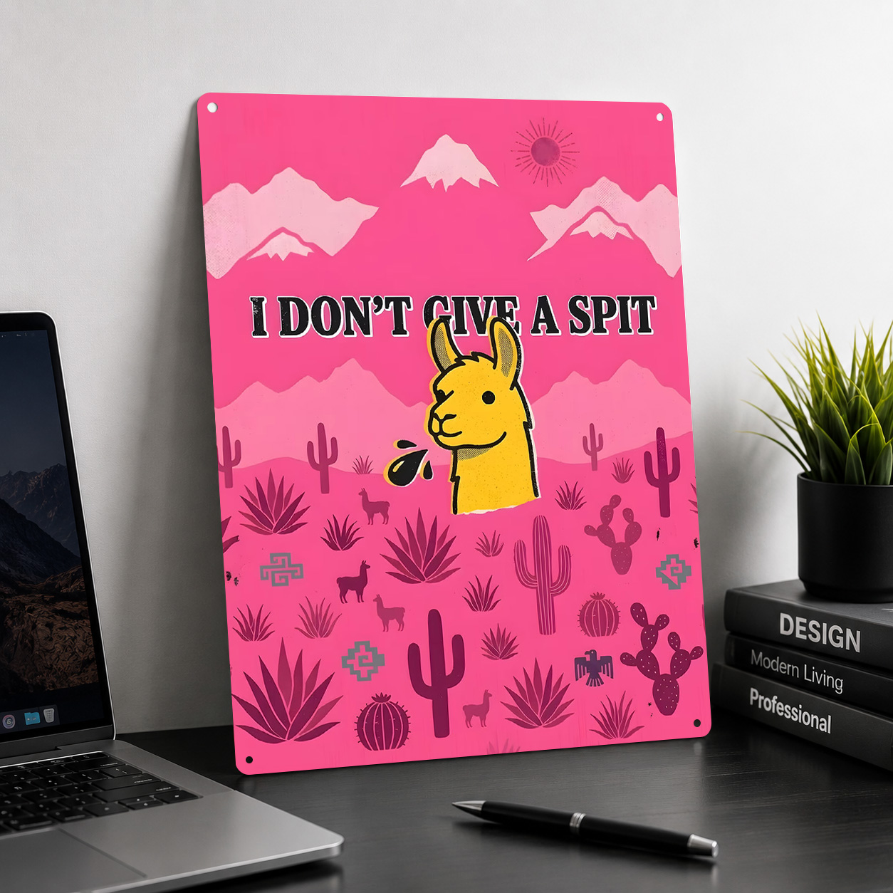 Llama Spitting Funny Quote 'I  - 3D Printing Quote recension och pris