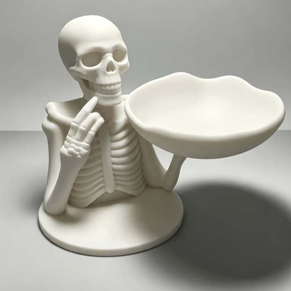 3D Printed Skeleton Candy Bowl - 3D Printing Pla recension och pris