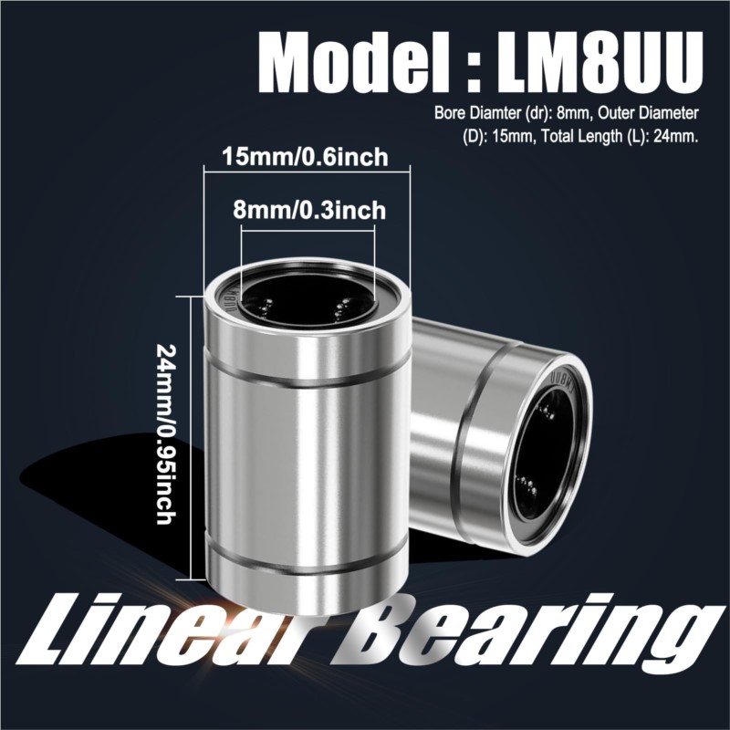 4/10PCS LM8UU LM10UU LM16UU LM - 3D Printing Guide recension och pris