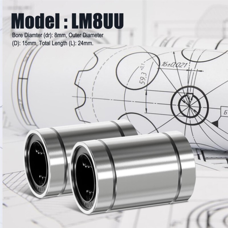 4/10PCS LM8UU LM10UU LM16UU LM - 3D Printing Guide recension och pris